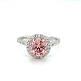 Pink Diamond Engagement Ring